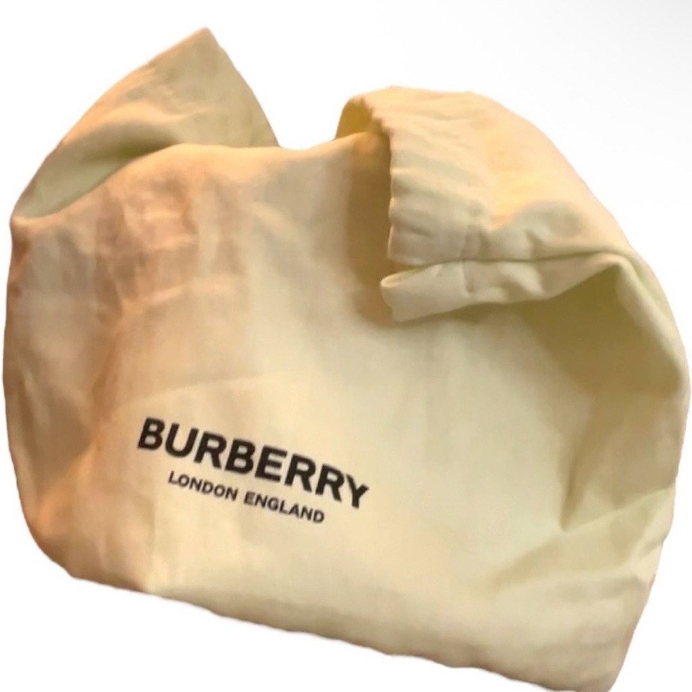 Burberry Black Nappa Leather Rose Clutch w/ Crossbody Chain Strap & Dustbag NWT - Picture 5 of 7